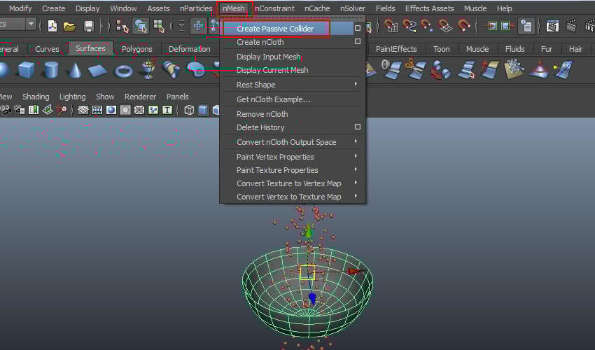 nMesh  Create Passive Collider