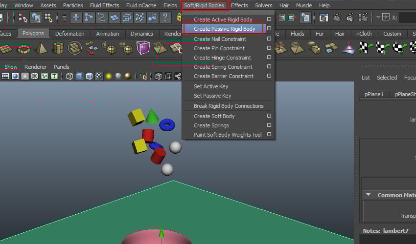 Soft Rigid Bodies  Create Passive Rigid Body