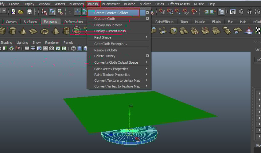 nMesh  Create Passive Collider