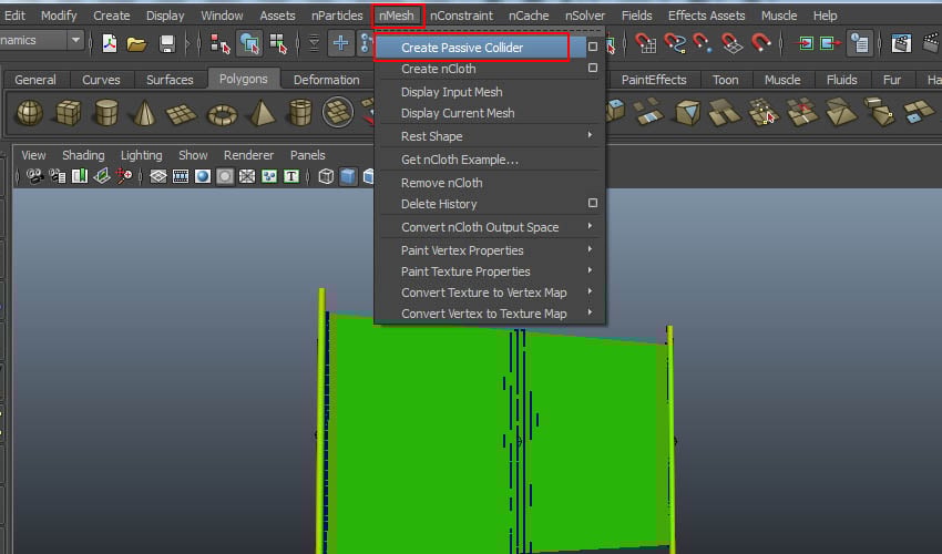 nMesh  Create Passive Collider