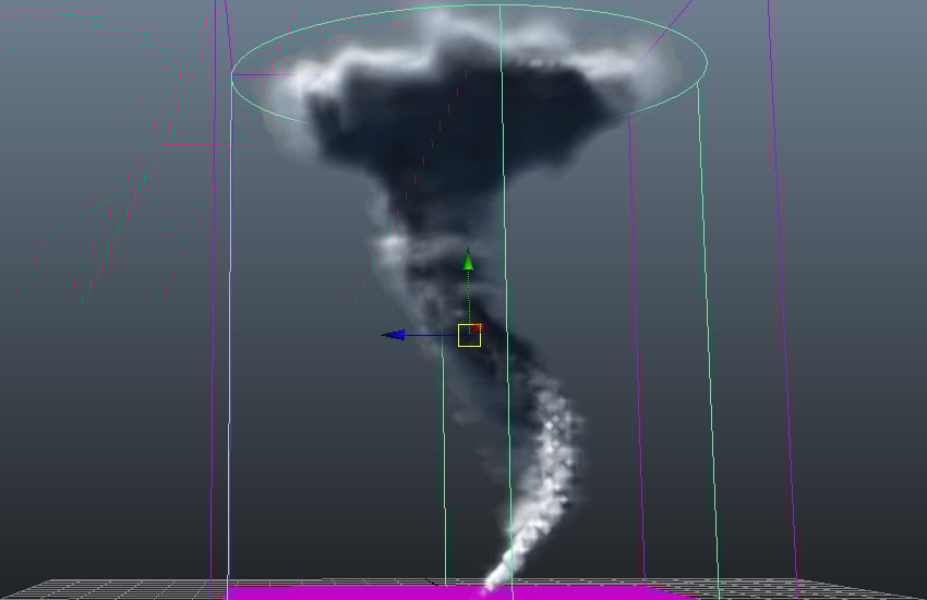 Scale up the vortex size