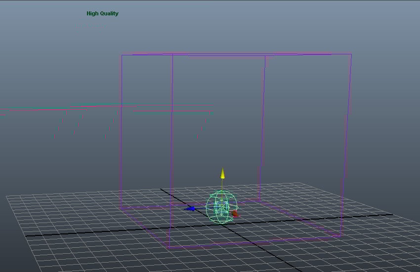 A spherical emitter icon appears