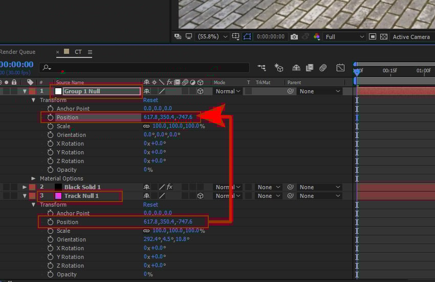 Copy the Position value