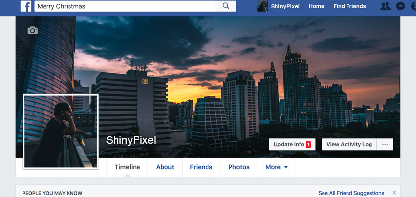 Facebook profile ready