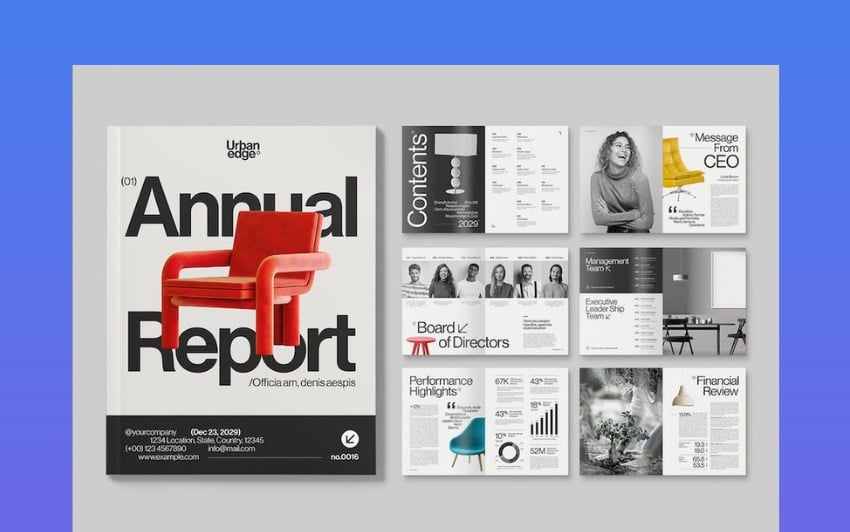 annual report template