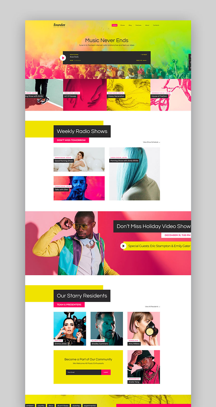 Sounder Online Internet Radio Station