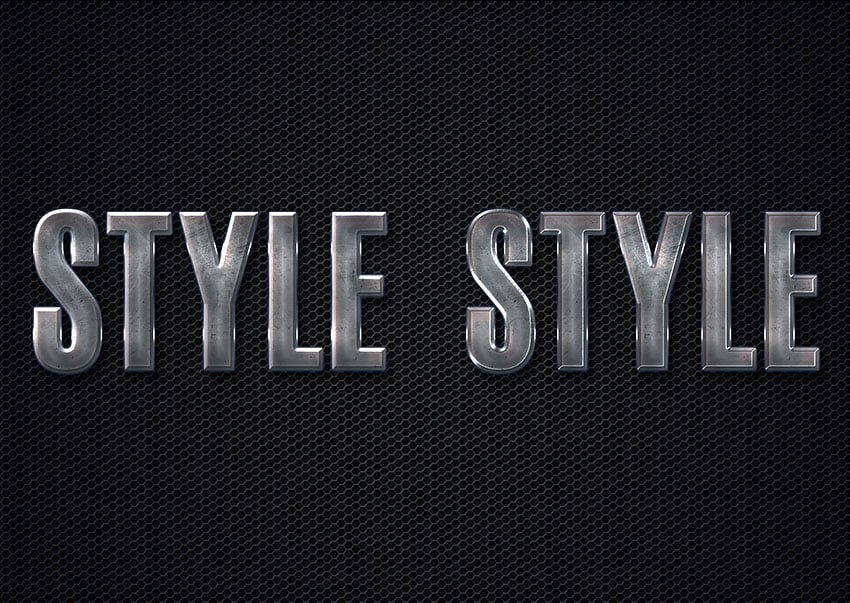 example of different gloss contour settings