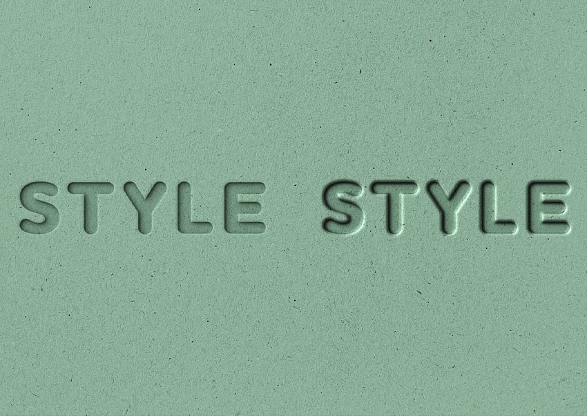 example of different depth values