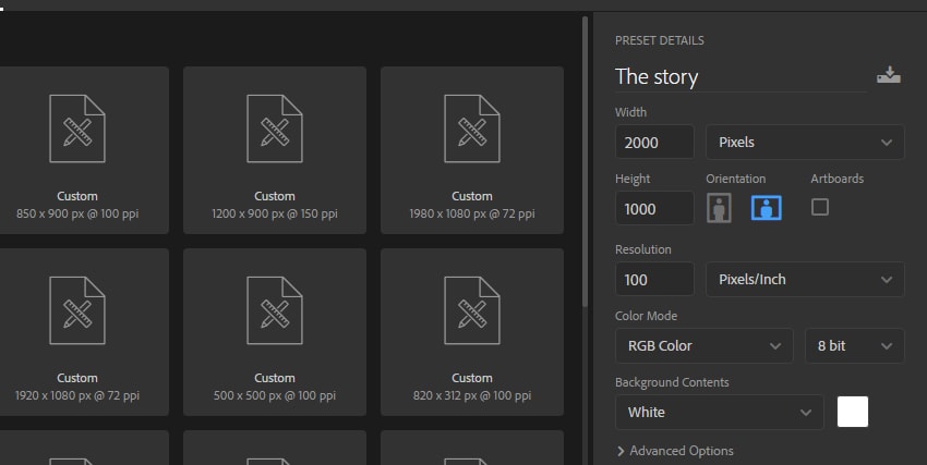 Setting up the canvas