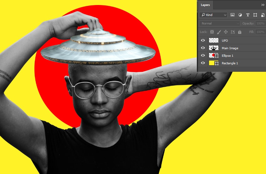 Importing the UFO on the models head