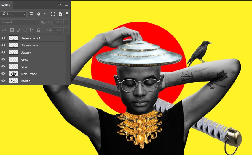 Importing the Katana on the canvas