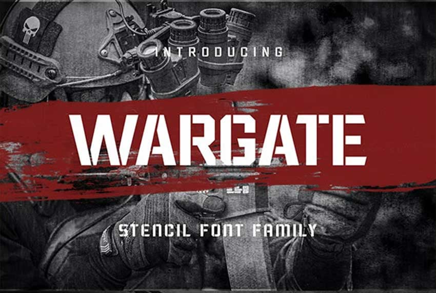 Cricut sports font: Wargate