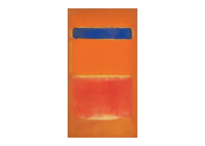 Blue Over Red by Mark Rothko