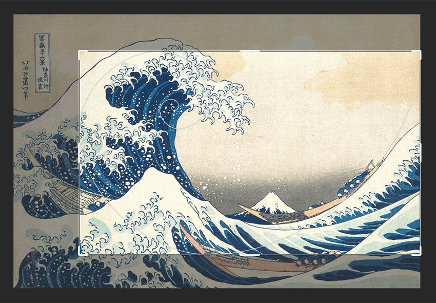 The Great Wave Off Kanagawa by Katsushika Kokusai (1831)