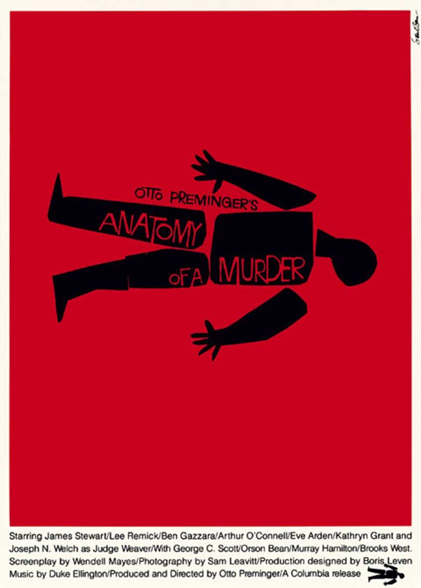 Anatomy of a Murder by Saul Bass