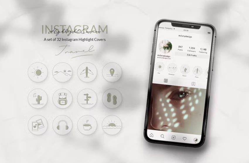 Instagram Highlight Travel and Explore