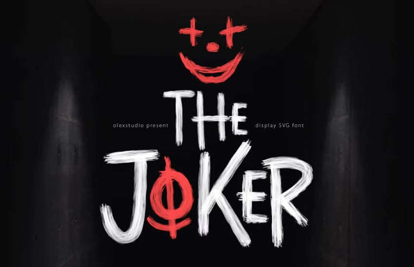 joker font style