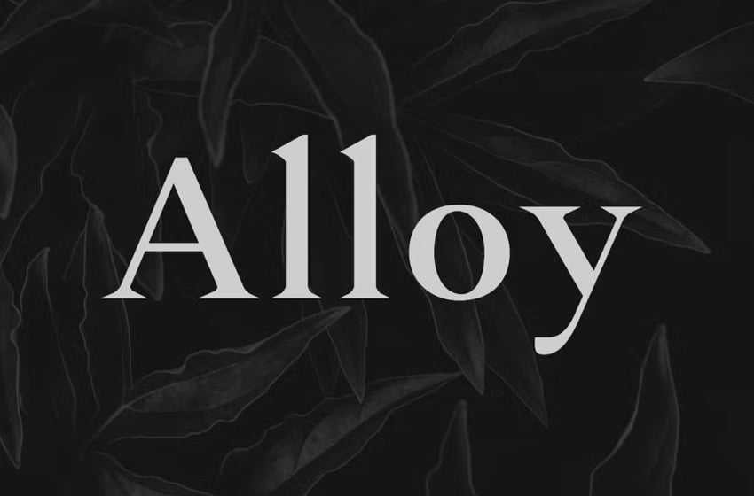 alloy font