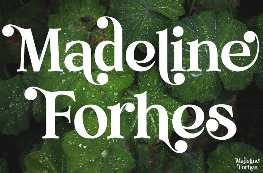 madeline forhes font