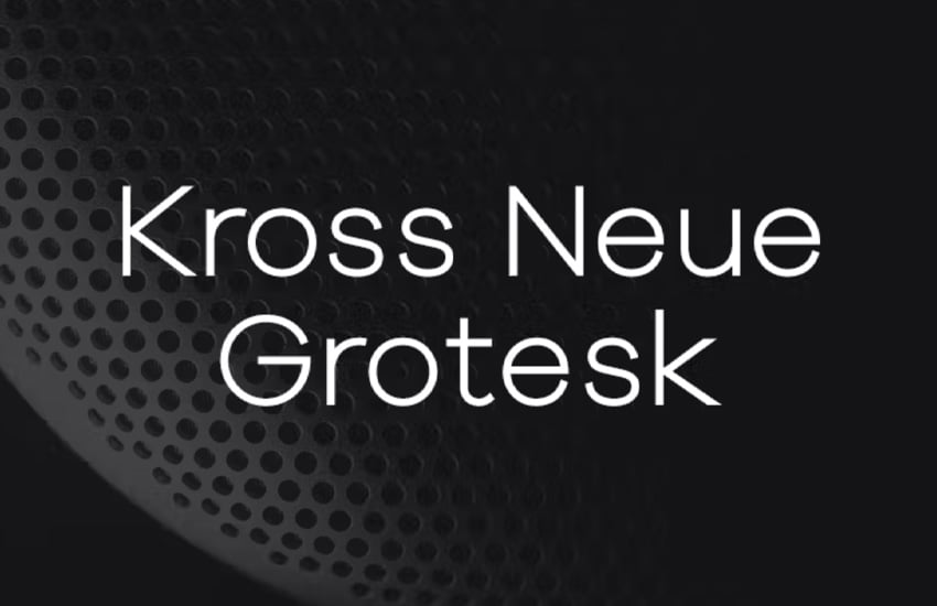 kross neue font