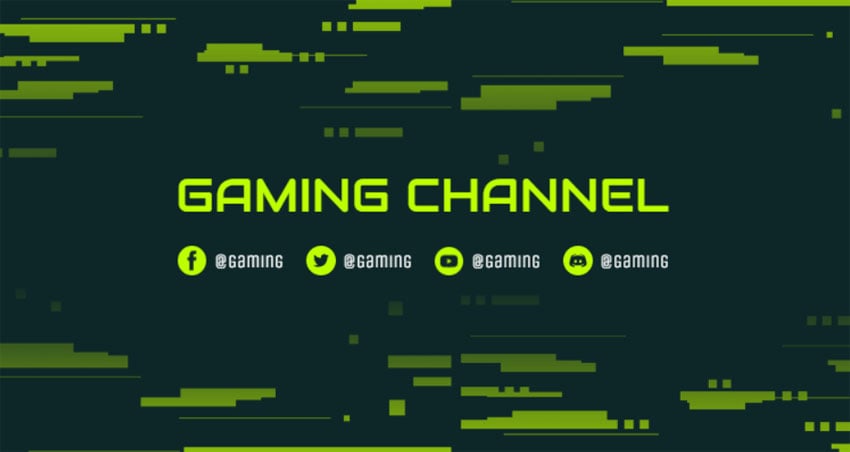 Pixel-Art Background Free Twitch Banner Maker