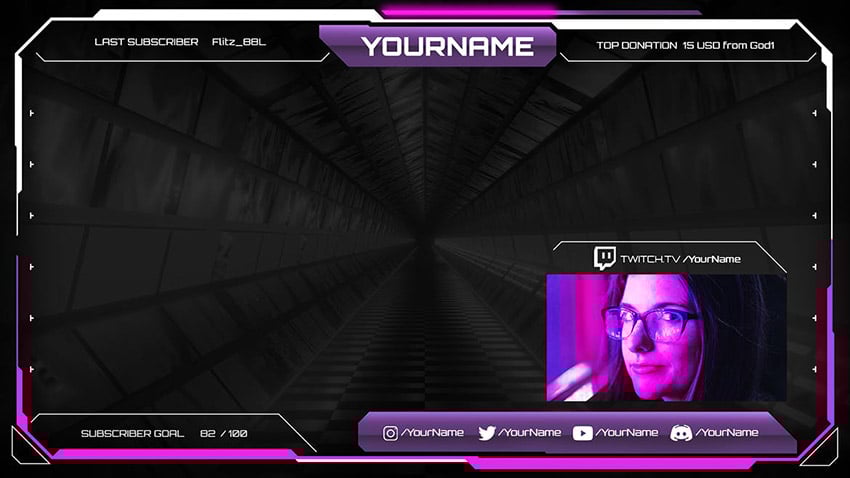 twitch overlay template
