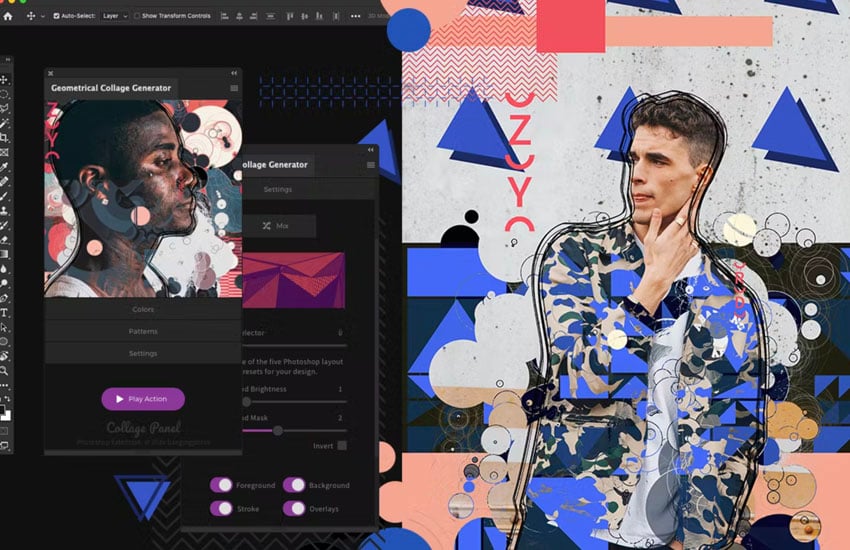 geometric photoshop filter