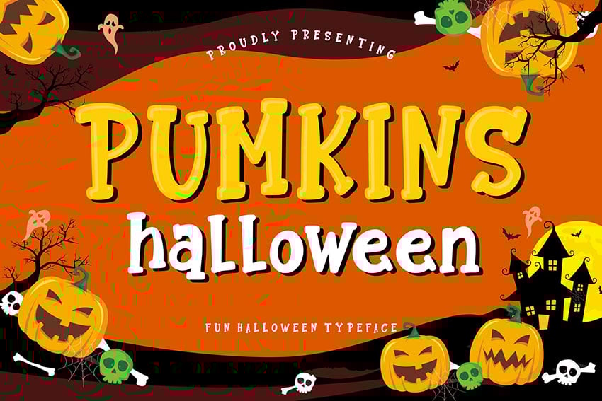 pumkins halloween font