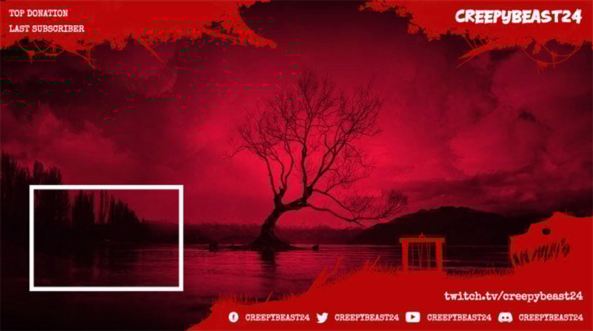 horror twitch overlay
