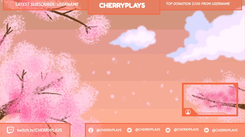 cute twitch overlay