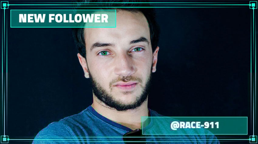 simple twitch overlay