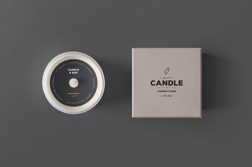 candle mockup