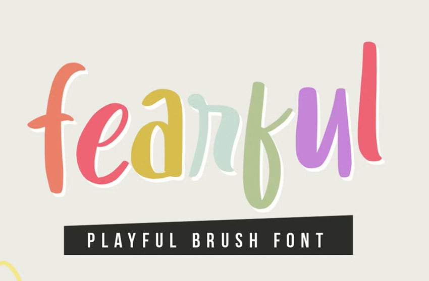 fearful font