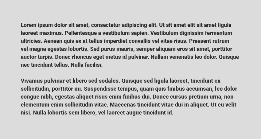 heavier typographic color