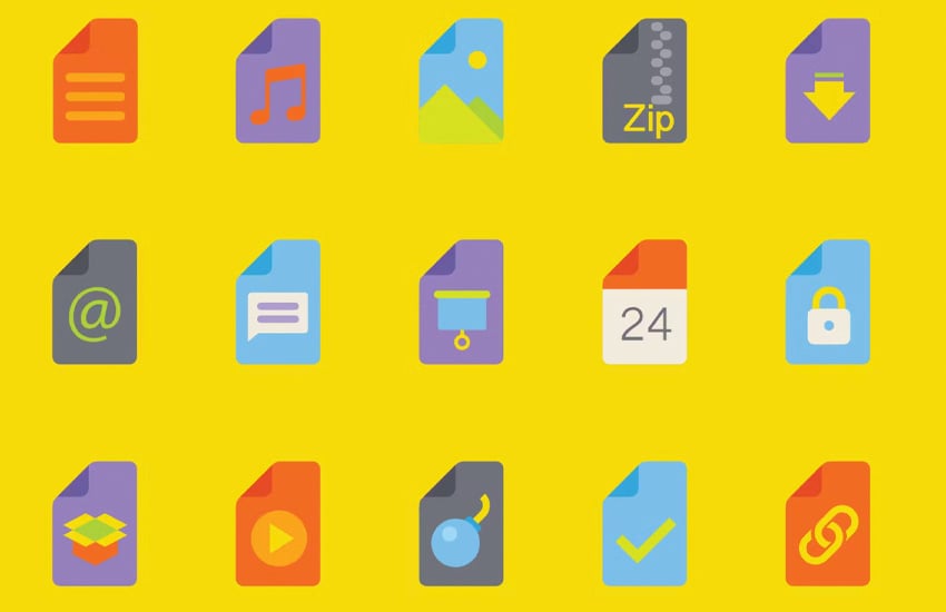 flat icons