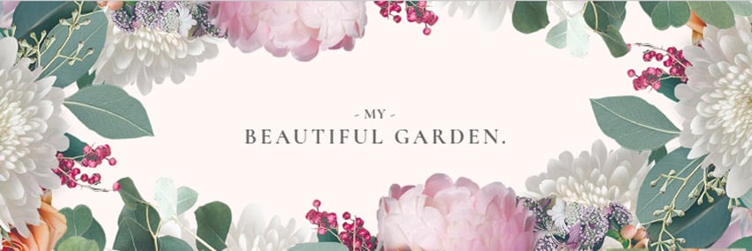 Pretty Garden Twitter Header Template