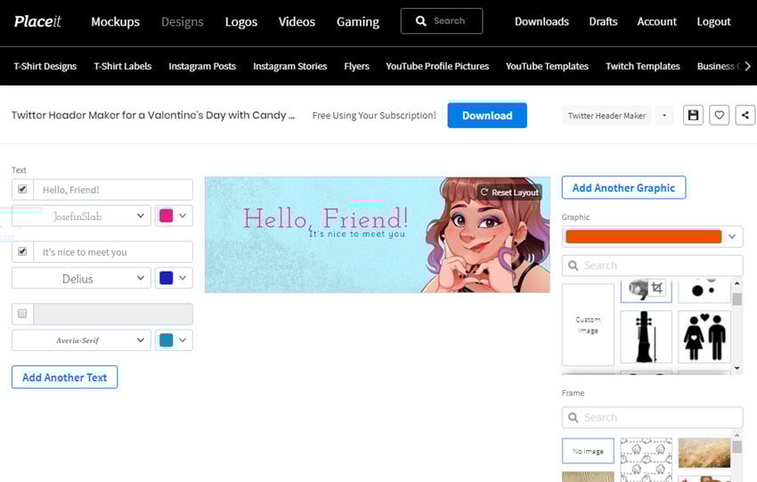 Twitter Header Maker Online
