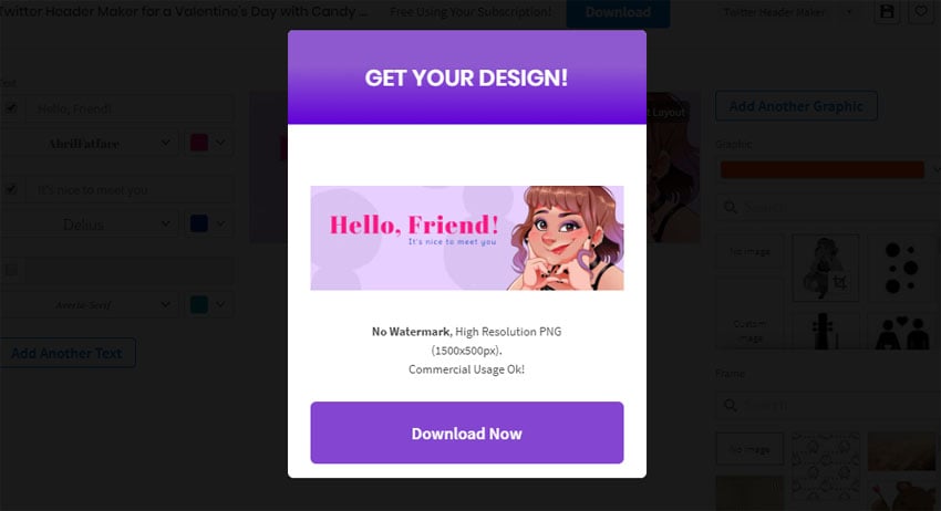 Download PlaceIt Twitter Header