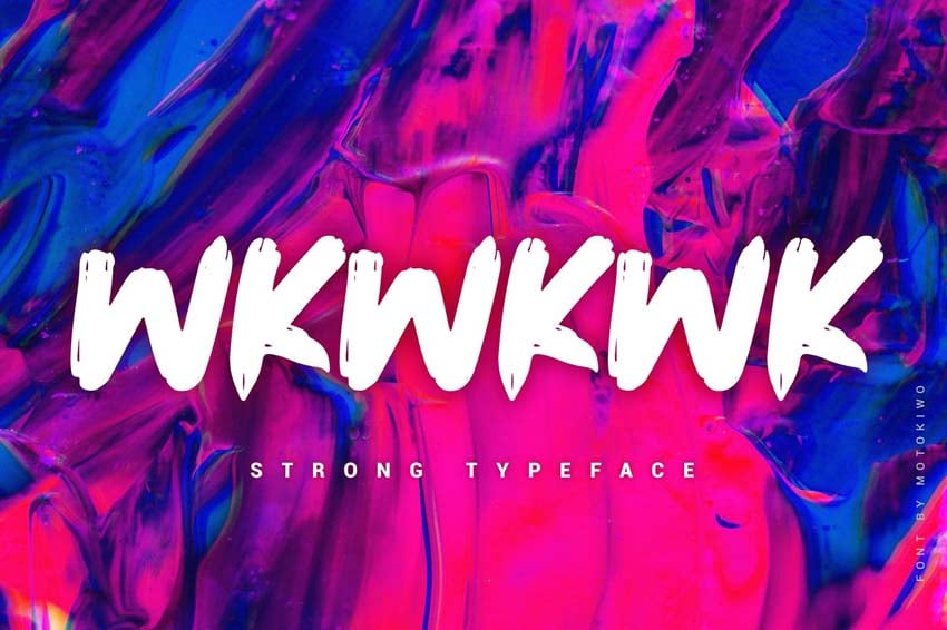 Wkwkwk - Strong Bold Typeface