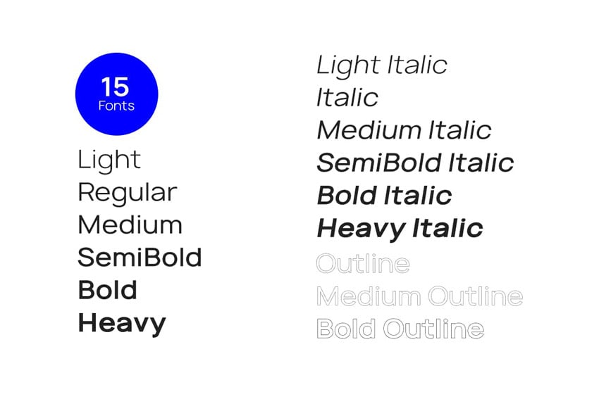 TYROS Pro - Modern Geometric Sans-Serif Typeface