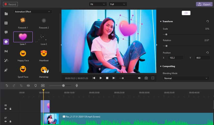 Video Stickers Wondershare DemoCreator