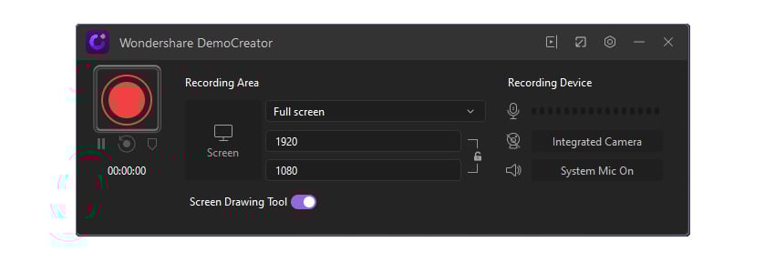 Record Wondershare DemoCreator