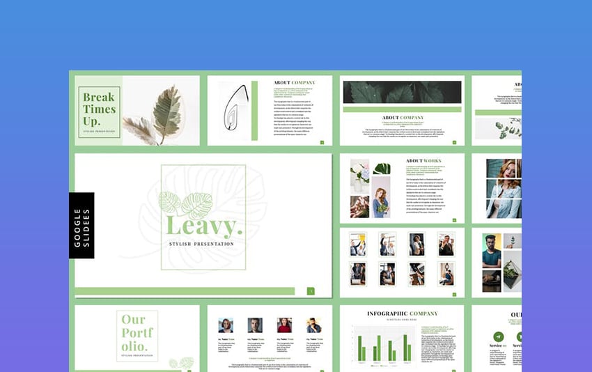 Leavy - Classy Presentation Template