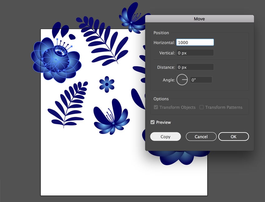 Move and copy object automatically