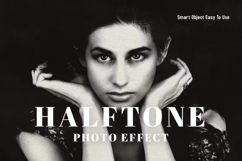 Halftone Photo Effect