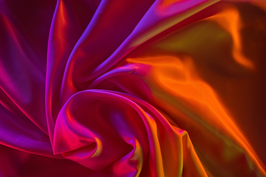 Shiny silk can be distracting