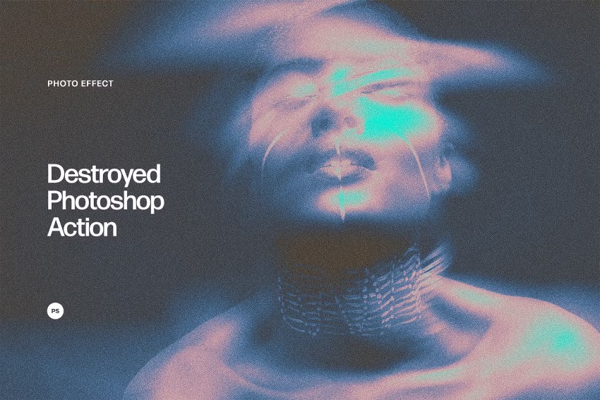 Destroyed Photoshop Action