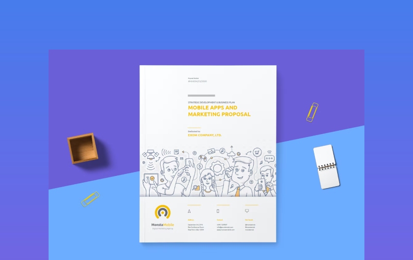Mobile Marketing - Animated Example of a Proposal for Projects
