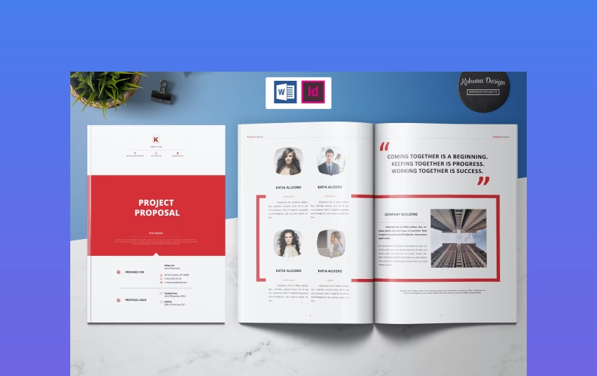 Project Proposal - Universal Creative Project Proposal Template Design