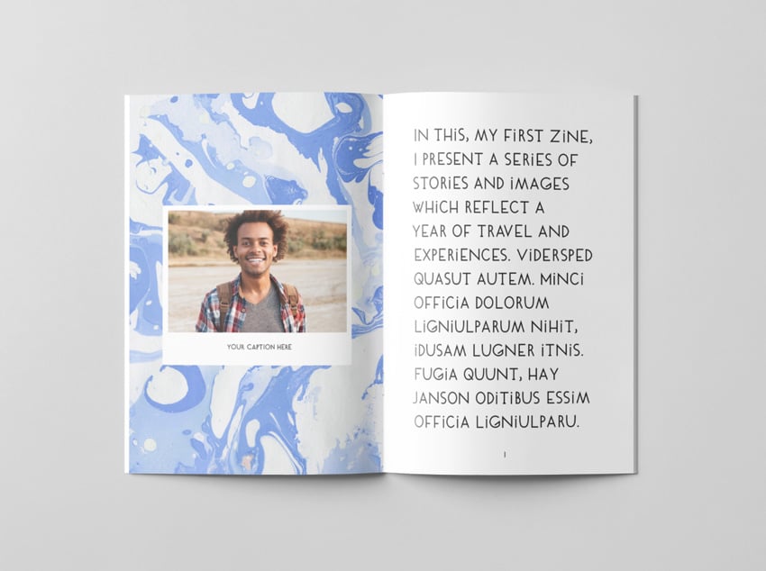 making a zine template in InDesign 2